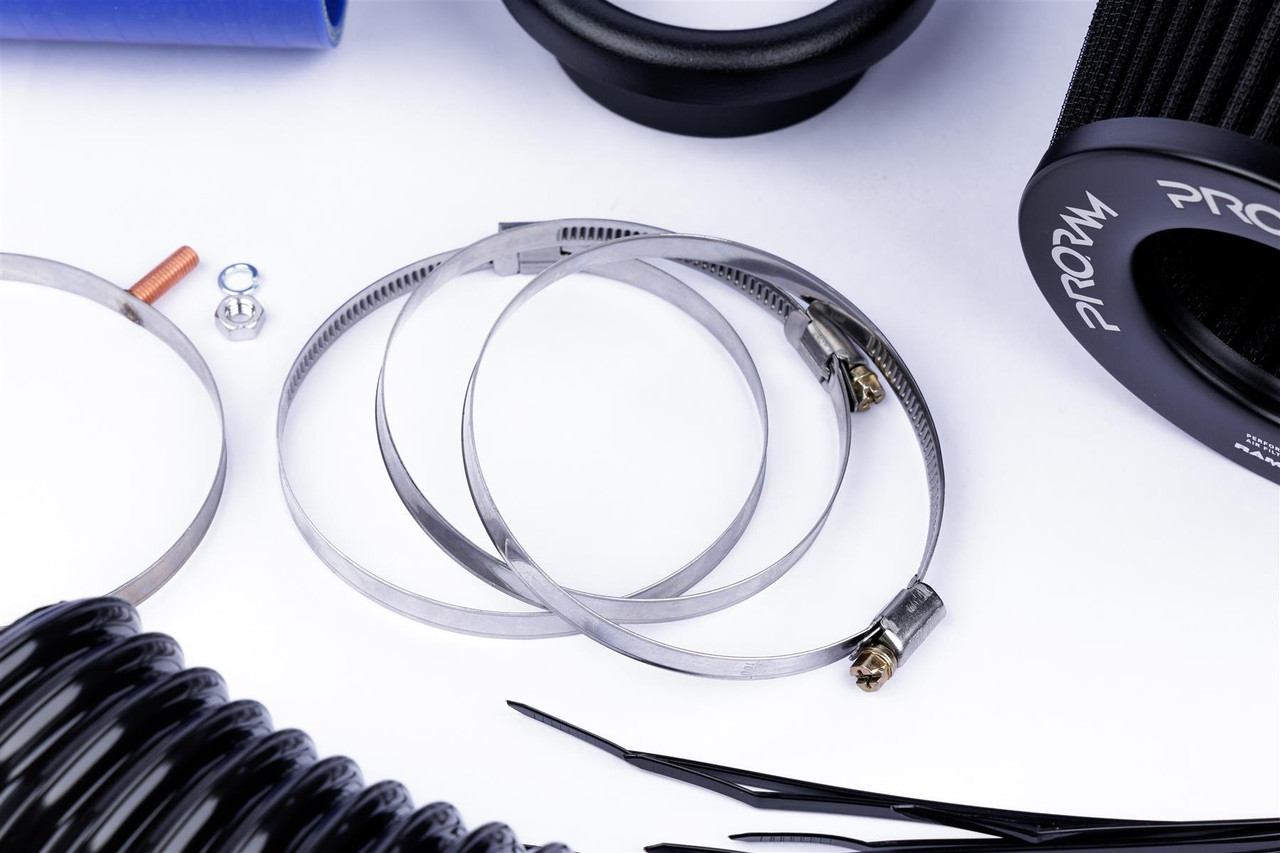 Proram Induction Kit to fit VW MK5 R32 - Blue Hoses - Image 2