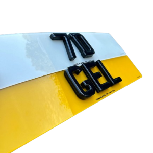 7D Gel Number Plates