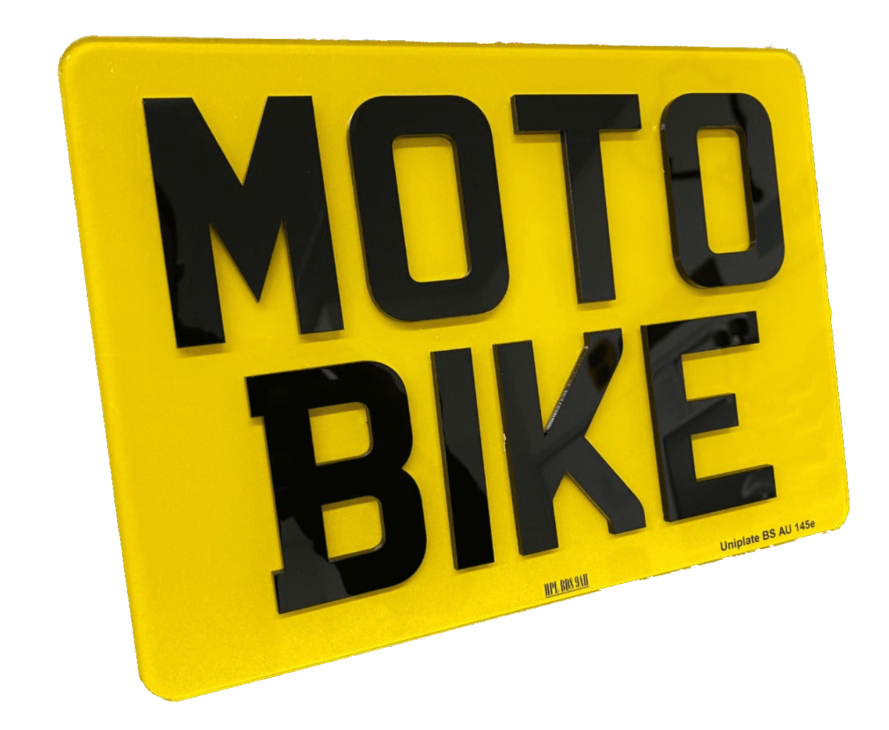 Bike Printed Number Plate