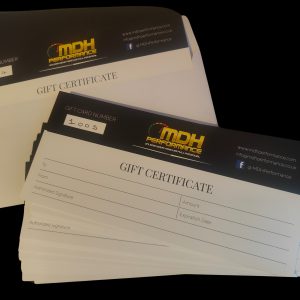 MDH Performance Gift Voucher