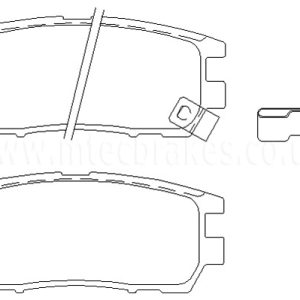 EBC Yellowstuff Rear Brake Pads - DP4958R