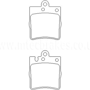 MTEC Rear Brake Pads - MTECPAD4298