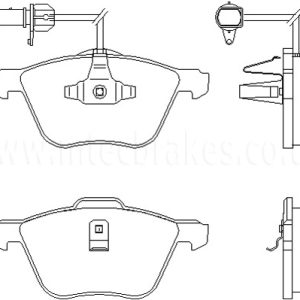 EBC Greenstuff Front Brake Pads - DP21413