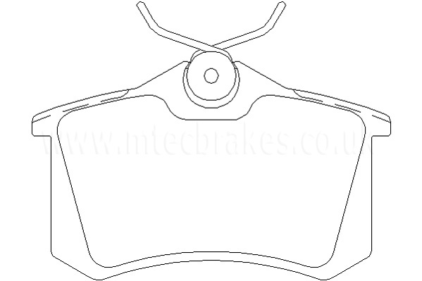 Anske Rear Brake Pads - ANSKE1382