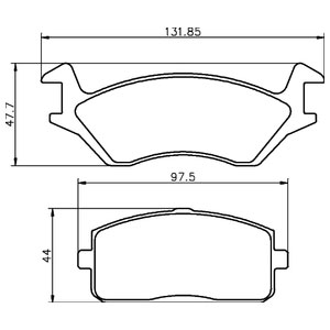 Mintex Front Brake Pads - MDB1145