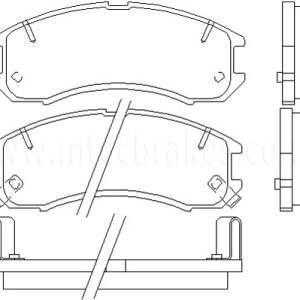 Altpart Front Brake Pads - ALTPAD11