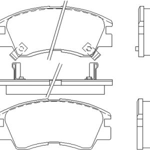 Brakeworld Front Brake Pads - BW435
