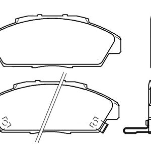 Brakeworld Front Brake Pads - BW460