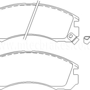 Brakeworld Front Brake Pads - BW548