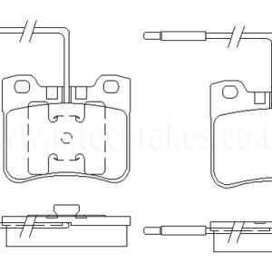 Brakeworld Front Brake Pads - BW552