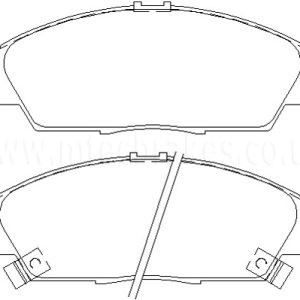 Brakeworld Front Brake Pads - BW532