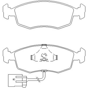 Brakeworld Front Brake Pads - BW590