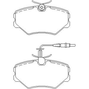 Brakeworld Front Brake Pads - BW629