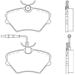 Brakeworld Front Brake Pads - BW616