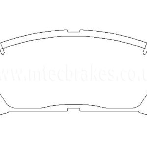 Brakeworld Front Brake Pads - BW564