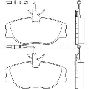 Brakeworld Front Brake Pads - BW639