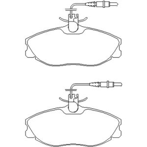 Brakeworld Front Brake Pads - BW680