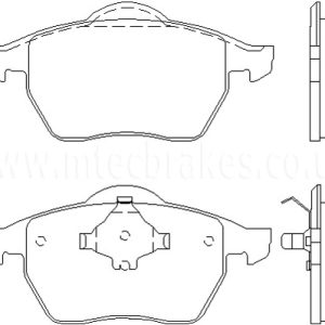 Brakeworld Front Brake Pads - BW649