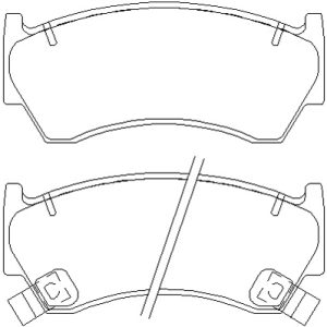 Brakeworld Front Brake Pads - BW675