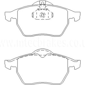 Brakeworld Front Brake Pads - BW697