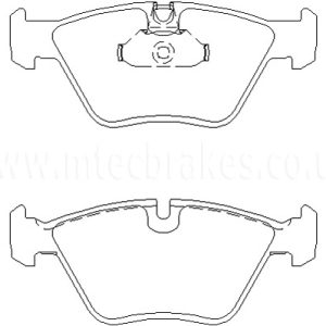 Brakeworld Front Brake Pads - BW708