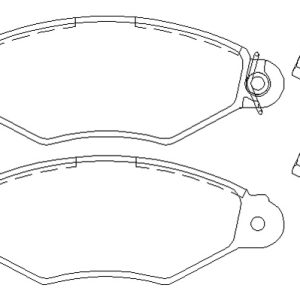 Brakeworld Front Brake Pads - BW745
