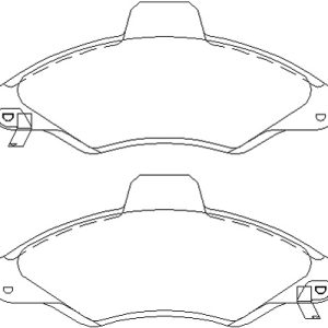 Brakeworld Front Brake Pads - BW753