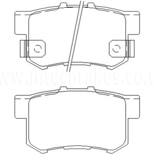 Carbotech Rear Brake Pads - CT537-XP8