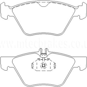 Brakeworld Front Brake Pads - BW664