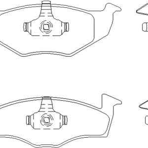 Brakeworld Front Brake Pads - BW714