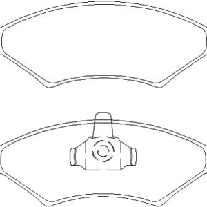 Brakeworld Front Brake Pads - BW672