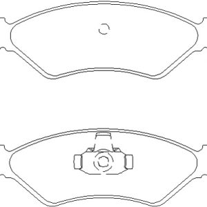 Brakeworld Front Brake Pads - BW653