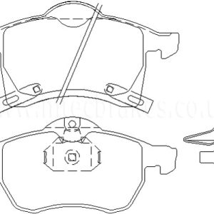 Brakeworld Front Brake Pads - BW763