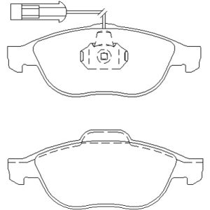 Brakeworld Front Brake Pads - BW956