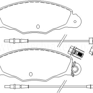 Brakeworld Front Brake Pads - BW770