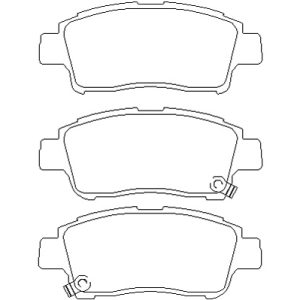 Brakeworld Front Brake Pads - BW824