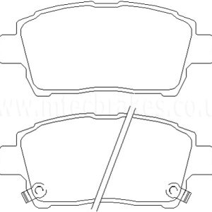 Brakeworld Front Brake Pads - BW854