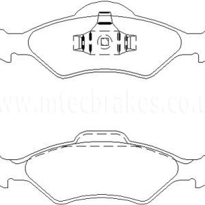Brakeworld Front Brake Pads - BW842