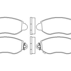 Brakeworld Front Brake Pads - BW860
