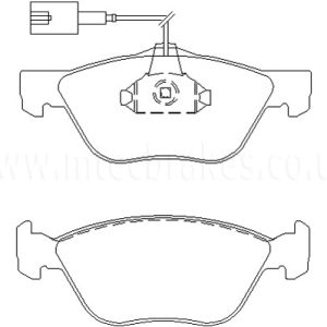Brakeworld Front Brake Pads - BW656