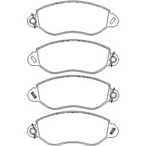 Brakeworld Front Brake Pads - BW912