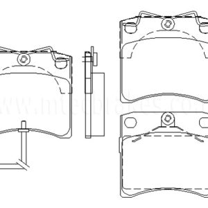 Brakeworld Front Brake Pads - BW888