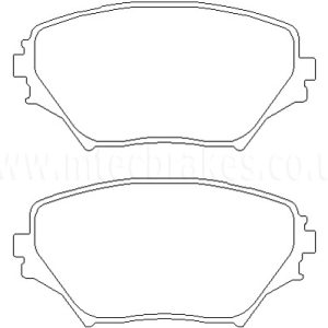 Brakeworld Front Brake Pads - BW871