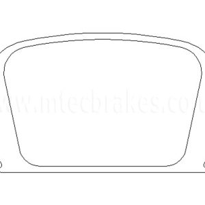 MTEC Rear Brake Pads - MTECPAD4200