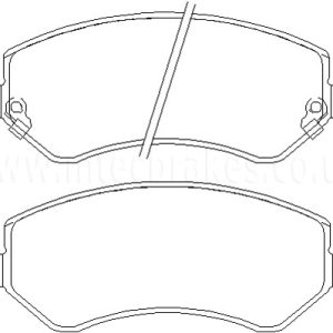 Brakeworld Front Brake Pads - BW868