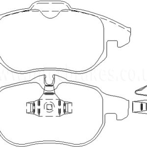 Brakeworld Front Brake Pads - BW985