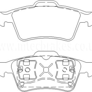 Brembo Rear Brake Pads - P59044
