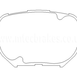 MTEC Front Brake Pads - MTECPAD4112