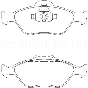 Brakeworld Front Brake Pads - BW843