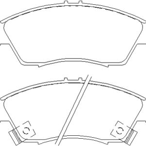 Brakeworld Front Brake Pads - BW961
